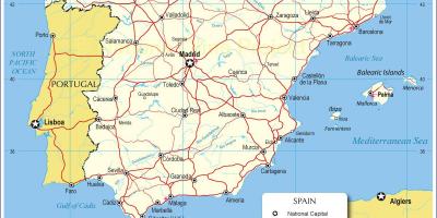 خريطة اسبانيا ينقل
