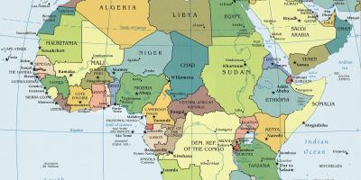 أفريقيا إسبانيا خريطة